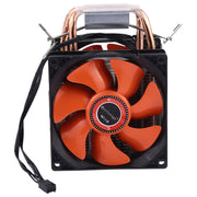 CoolAge AMD CPU Dissipatore di calore Cuscinetto idraulico Ventola di raffreddamento Doppia ventola di raffreddamento 3 Pin per Intel LGA775 115X AM2 AM3 AM4 FM1 FM2 1366