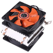 CoolAge AMD CPU Dissipatore di calore Cuscinetto idraulico Ventola di raffreddamento Doppia ventola di raffreddamento 3 Pin per Intel LGA775 115X AM2 AM3 AM4 FM1 FM2 1366