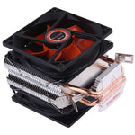 CoolAge AMD CPU Dissipatore di calore Cuscinetto idraulico Ventola di raffreddamento Doppia ventola di raffreddamento 3 Pin per Intel LGA775 115X AM2 AM3 AM4 FM1 FM2 1366