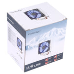 CoolAge AMD CPU Dissipatore di calore Cuscinetto idraulico Ventola di raffreddamento Doppia ventola di raffreddamento 3 Pin per Intel LGA775 115X AM2 AM3 AM4 FM1 FM2 1366