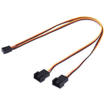 Cavo ventola telaio da 1 a 2 componenti computer a 3 pin, lunghezza: 30 cm