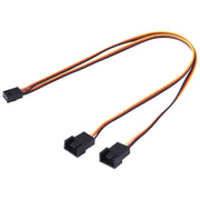 Cavo ventola telaio da 1 a 2 componenti computer a 3 pin, lunghezza: 30 cm
