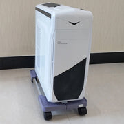 Staffa base mobile regolabile per host mainframe del computer con ruota, lunghezza 43-55 cm regolabile, larghezza 22-34 cm regolabile, H Type