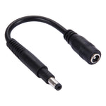 Cavo adattatore di alimentazione per interfacce maschio da 4,8 x 1,7 mm a femmina da 5,5 x 2,1 mm per notebook portatile, lunghezza: 10 cm, 4.8 x 1.7mm Male