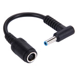 Cavo adattatore di alimentazione per interfacce maschio piegato da 4,5 x 3,0 mm a femmina da 7,4 x 5,0 mm per notebook portatile, lunghezza: 10 cm, 4.5 x 3.0mm Bent Male (Length: 10cm)