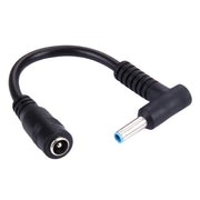 Cavo adattatore di alimentazione per interfacce maschio piegato da 4,5 x 3,0 mm a femmina da 5,5 x 2,1 mm per notebook portatile, lunghezza: 10 cm, 4.5 x 3.0mm Bent Male