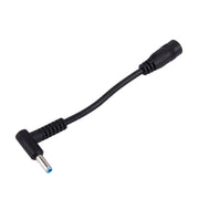Cavo adattatore di alimentazione per interfacce maschio piegato da 4,5 x 3,0 mm a femmina da 5,5 x 2,1 mm per notebook portatile, lunghezza: 10 cm, 4.5 x 3.0mm Bent Male