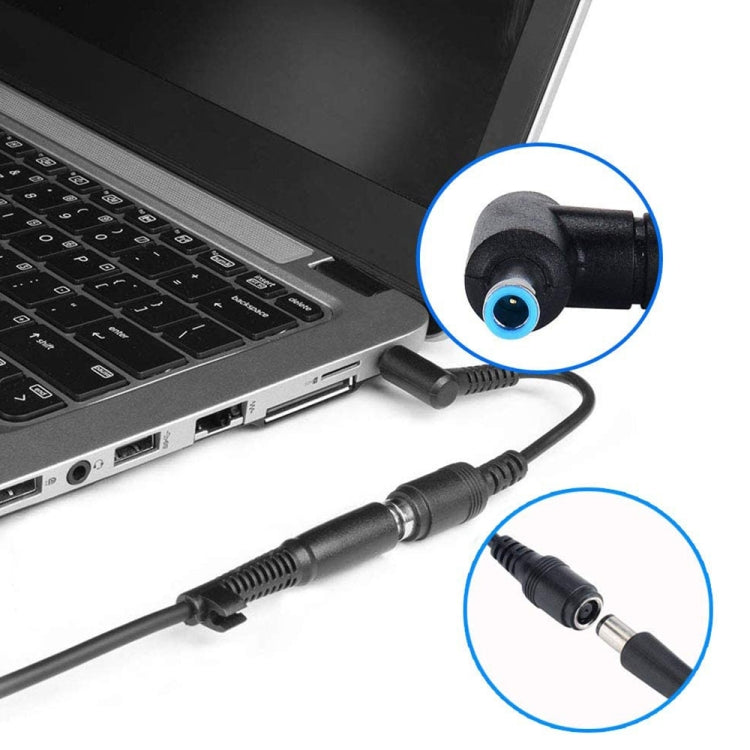 Cavo adattatore di alimentazione per interfacce maschio piegato da 4,5 x 3,0 mm a femmina da 5,5 x 2,1 mm per notebook portatile, lunghezza: 10 cm, 4.5 x 3.0mm Bent Male