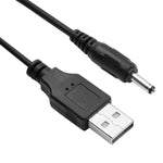 Cavo a spirale a molla di alimentazione da USB a CC da 3,5 mm da 1,5 m, AM to DC 3.5mm, Length: 1.5m