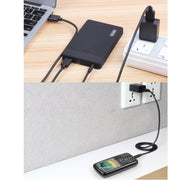 Cavo a spirale a molla di alimentazione da USB a CC da 3,5 mm da 1,5 m, AM to DC 3.5mm, Length: 1.5m