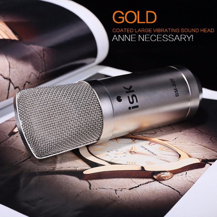 Microfono a condensatore ISK BM-800 per registrazione audio