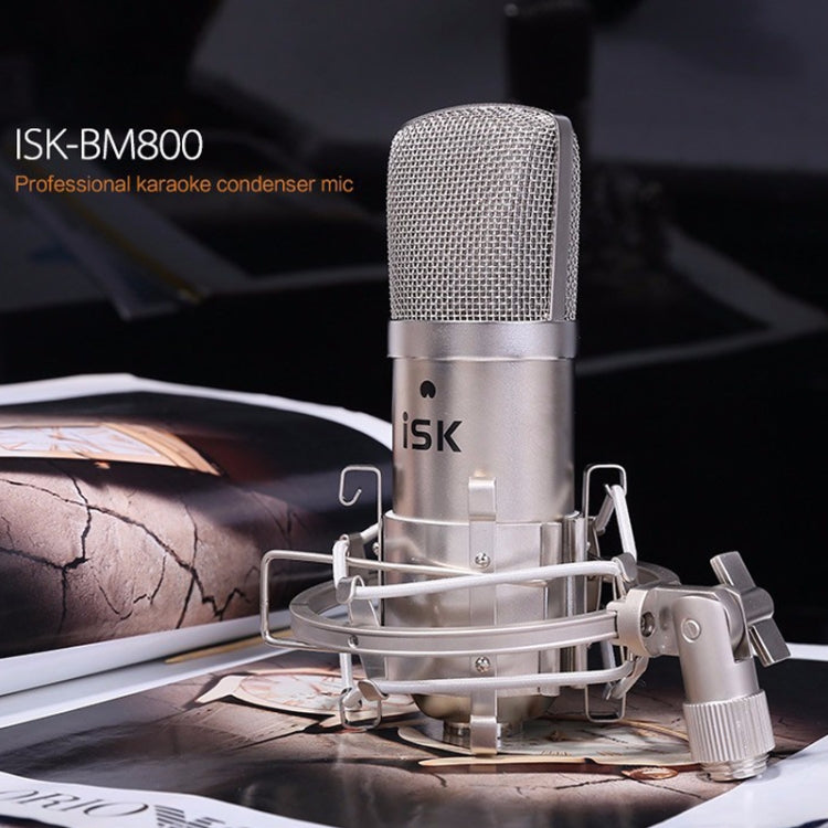 Microfono a condensatore ISK BM-800 per registrazione audio