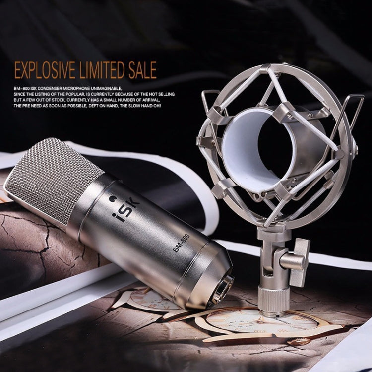 Microfono a condensatore ISK BM-800 per registrazione audio