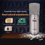 Microfono a condensatore ISK BM-800 per registrazione audio