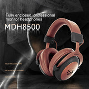 ISK MDH8500 Cuffie da studio cablate con monitor stereo dinamico completamente chiuso con cancellazione del rumore