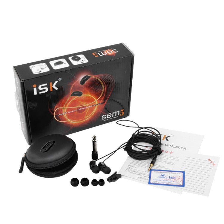 ISK SEM5 Auricolari HiFi In-Ear con adattatore 6.3mm