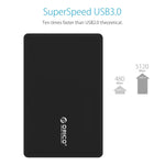 ORICO 2588US3 USB3.0 Custodia per disco rigido esterno per PC portatile SATA HDD/SSD da 9,5 mm da 2,5 pollici