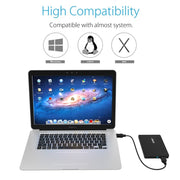 ORICO 2588US3 USB3.0 Custodia per disco rigido esterno per PC portatile SATA HDD/SSD da 9,5 mm da 2,5 pollici