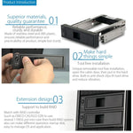 ORICO 1106SS Spazio CD-ROM HDD Mobile Rack Contenitore interno per convertitore HDD da 3,5 pollici