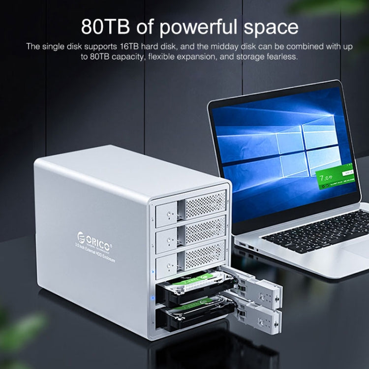 ORICO 9558U3 Custodia 5 Bay USB 3.0 per HDD SATA 3,5"