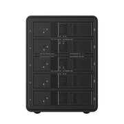ORICO 9558U3 5-bay USB 3.0 Tipo-B Alluminio SSD/SATA HDD Custodia per disco rigido di archiviazione per computer portatile PC desktop, SSD / SATA (Black), SSD / SATA (Silver)