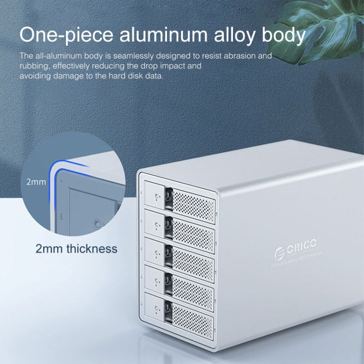 ORICO 9558U3 Custodia 5 Bay USB 3.0 per HDD SATA 3,5"