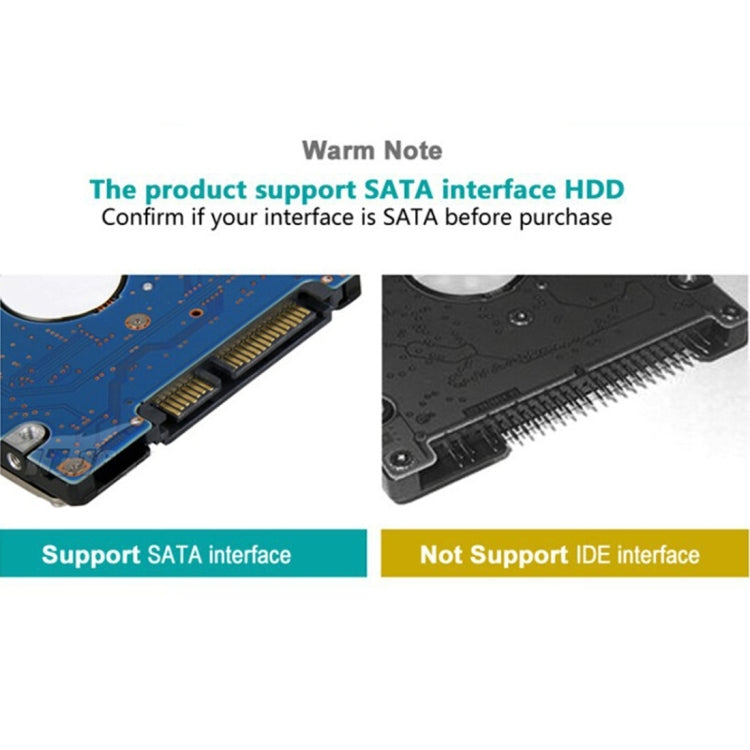 ORICO 2569S3 Custodia per disco rigido esterno USB 3.0 Micro-B per HDD/SSD SATA da 9,5 mm e 2,5 pollici