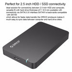 ORICO 2569S3 Custodia per disco rigido esterno USB 3.0 Micro-B per HDD/SSD SATA da 9,5 mm e 2,5 pollici