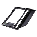 Staffa universale per alloggiamento per adattatore Caddy HDD per unità disco rigido SATA3 da 9/9,5 mm per notebook