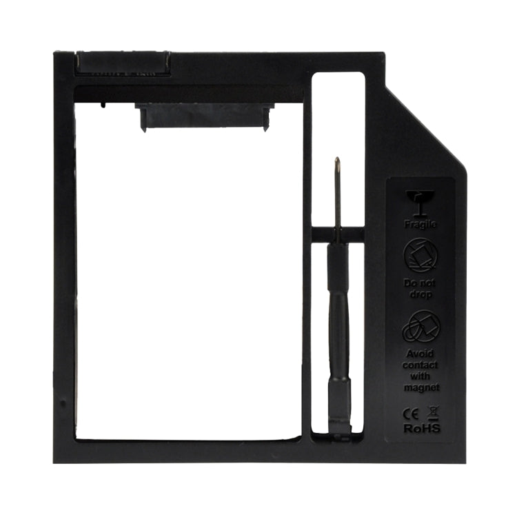 Staffa universale per alloggiamento per adattatore Caddy HDD per unità disco rigido SATA3 da 9/9,5 mm per notebook