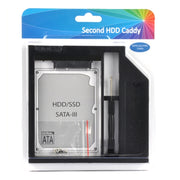 Staffa universale per alloggiamento per adattatore Caddy HDD per unità disco rigido SATA3 da 9/9,5 mm per notebook