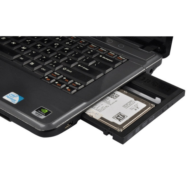 Staffa universale per alloggiamento per adattatore Caddy HDD per unità disco rigido SATA3 da 9/9,5 mm per notebook