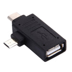 Adattatore USB-C e Micro USB maschio a USB 2.0 femmina