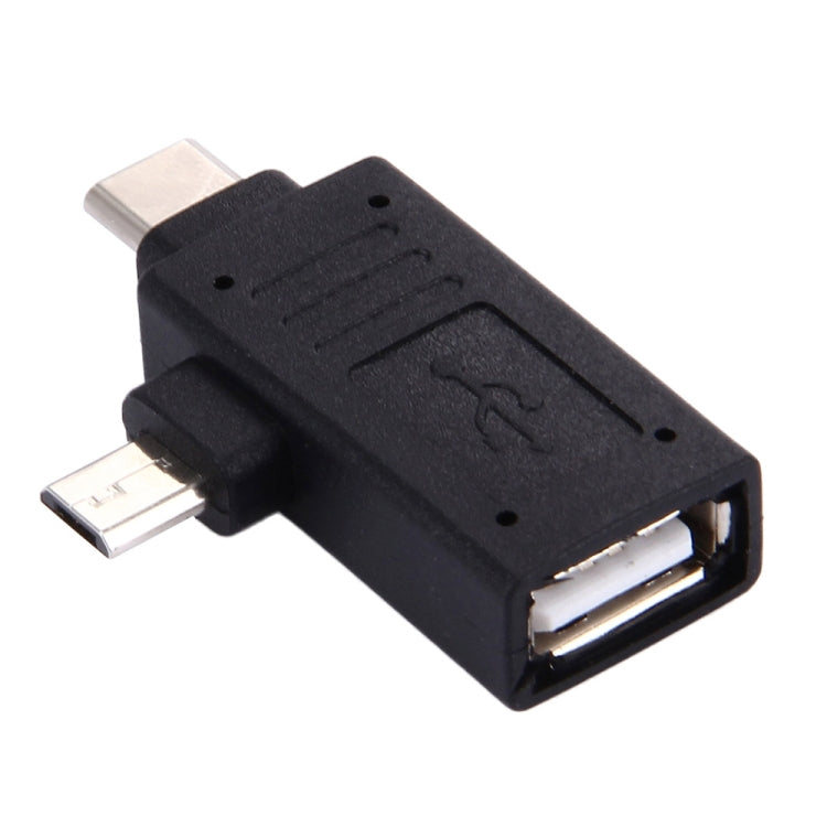 Adattatore USB-C e Micro USB maschio a USB 2.0 femmina