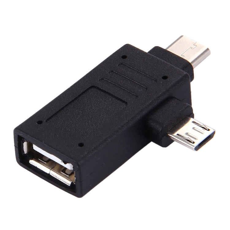 Adattatore USB-C e Micro USB maschio a USB 2.0 femmina