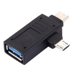 Adattatore USB-C e Micro USB maschio a USB 3.0 femmina