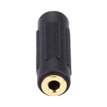 Adattatore audio jack femmina da 3,5 mm placcato oro a jack femmina da 3,5 mm, 3.5mm Female to Female