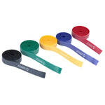 Fascette fermacavi adesive riutilizzabili 5 colori 1 m
