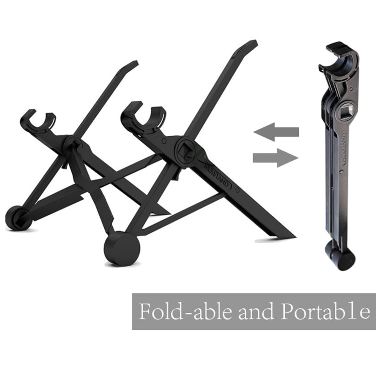 NEXSTAND Supporto da scrivania pieghevole regolabile portatile per laptop/notebook, adatto per: più di 11,6 pollici, Foldable Desk