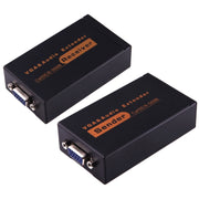 Extender VGA e audio 1920x1440 HD 100 m Cat5e / 6-568B Cavo di rete Adattatore ricevitore mittente, Transmission Distance: 100m
