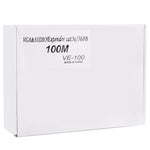 Extender VGA e audio 1920x1440 HD 100 m Cat5e / 6-568B Cavo di rete Adattatore ricevitore mittente, Transmission Distance: 100m