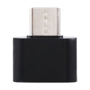 Adattatore di ricarica per trasmissione dati OTG in plastica da USB-C / Type-C maschio a USB 2.0 femmina