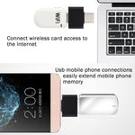 Adattatore OTG USB-C maschio a USB 2.0 femmina in plastica