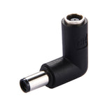 Adattatore di alimentazione connettore DC 4506 maschio a DC 7406 femmina per notebook HP, gomito ad angolo retto da 90 gradi, DC 7406 Male to Female