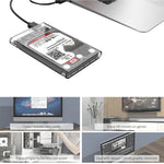 ORICO 2139U3-CR USB3.0 Custodia trasparente per disco rigido esterno per HDD/SSD SATA da 9,5 mm e 2,5 pollici, USB 3.0 (2.5 inch)