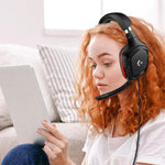 Logitech G331 Cuffie da gioco da competizione pieghevoli stereo con audio surround Dolby 7.1 con riduzione del rumore, G331