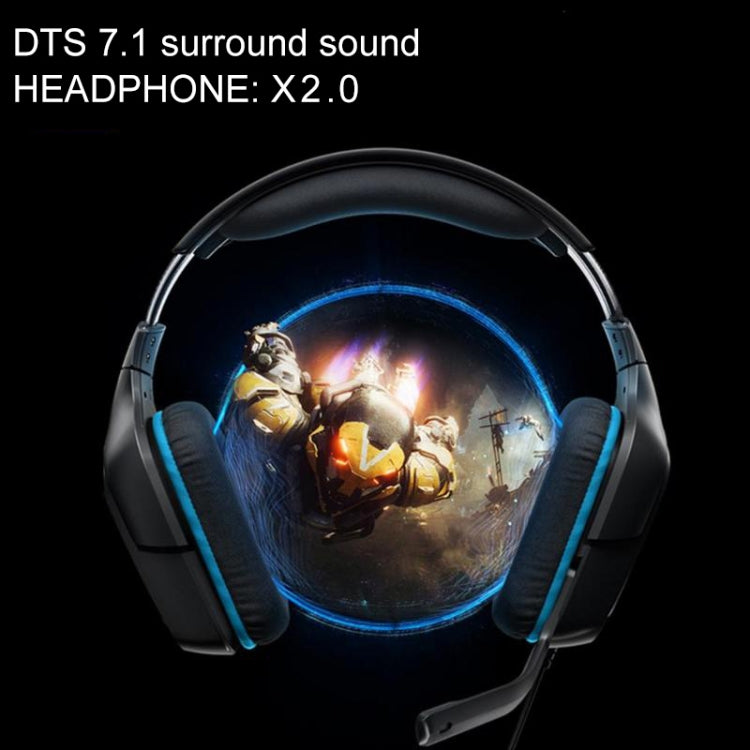 Logitech G431 Cuffie da gioco da competizione pieghevoli stereo con audio surround Dolby 7.1 con riduzione del rumore, G431
