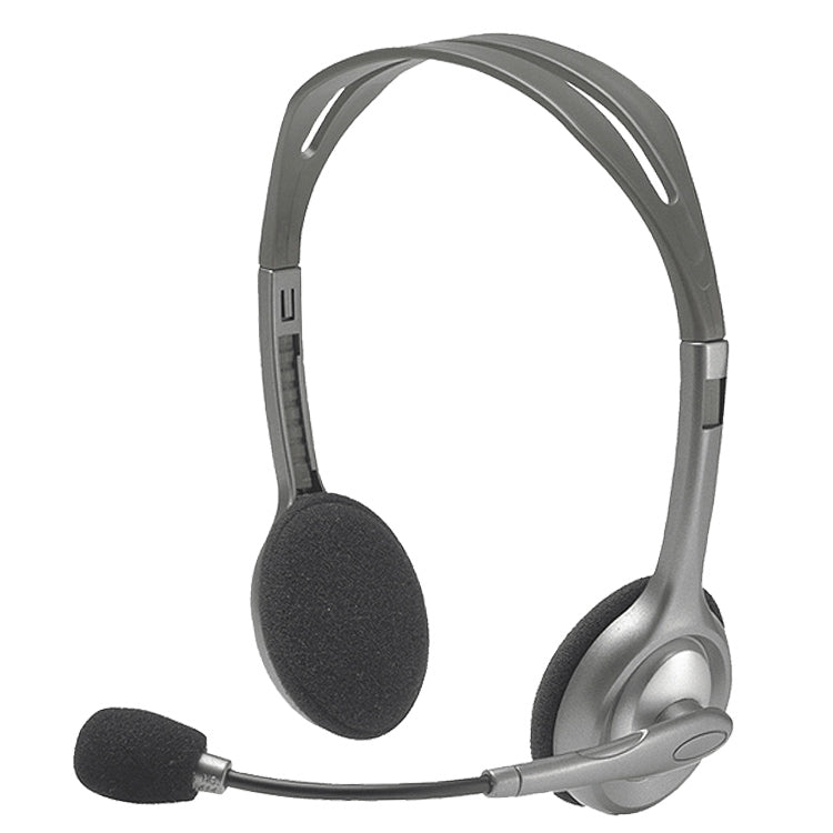 Cuffie stereo Logitech H110 con doppi connettori audio da 3,5 mm, H110