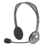 Cuffie stereo Logitech H110 con doppi connettori audio da 3,5 mm, H110