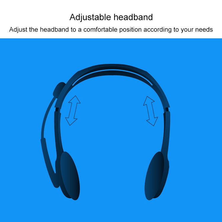 Cuffie stereo Logitech H110 con doppi connettori audio da 3,5 mm, H110